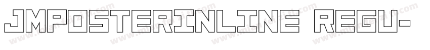 JMPosterInline Regu字体转换